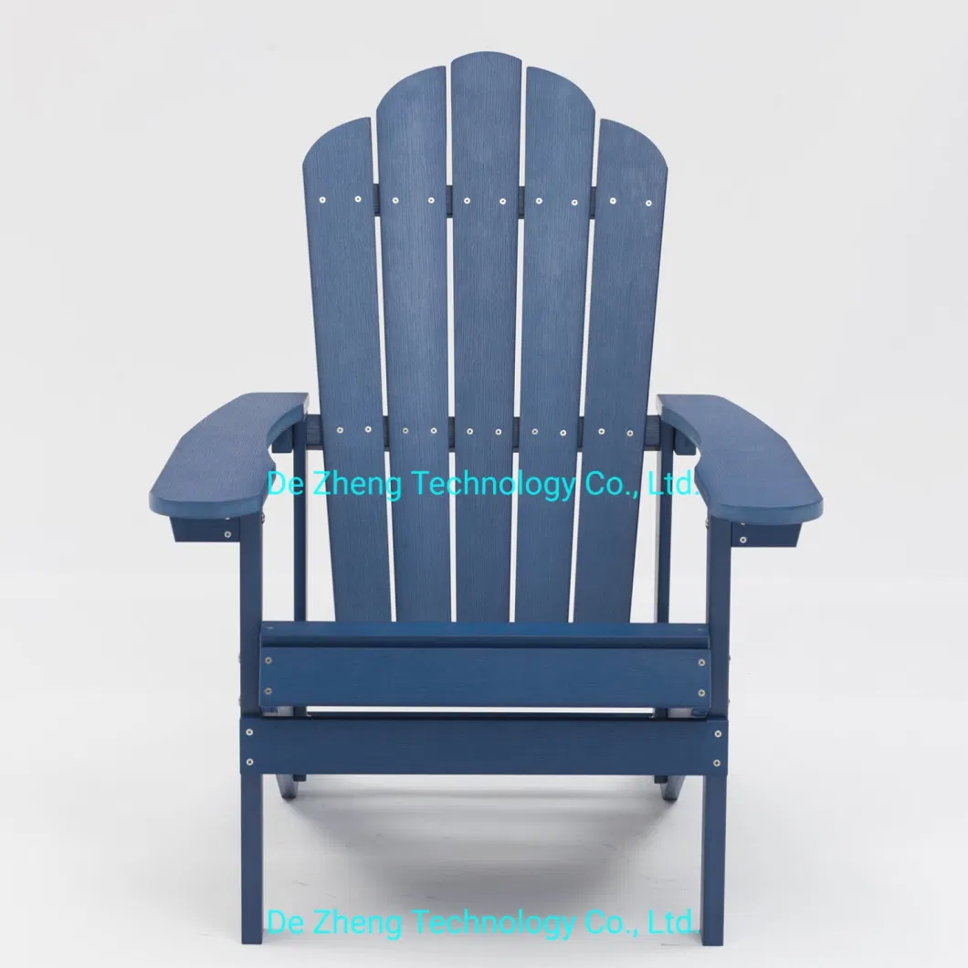 New Arrival China Wholesale Outdoor Wood HIPS Plastic Wood Patio Garden Adirondack Chair