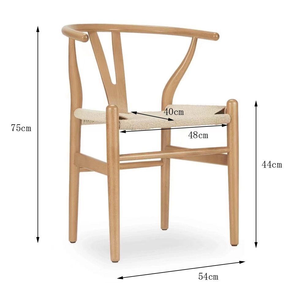 Solid Beech Wood Wegner Wishbone Chair