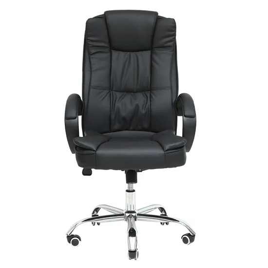 Ahsipa Furniture Luxury PU Leather Executive Office Swivel Lift Office Chair Home Office Chair Visiter Chairs with Wheels