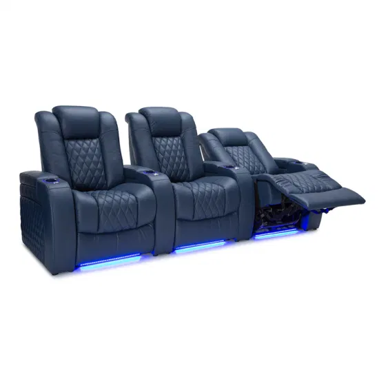 Custom Luxury Home Theater Chair with Power Recliner for Living Room Sofa