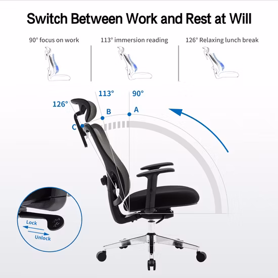 Buy Ergonomic Office Chair Online for Tall Person