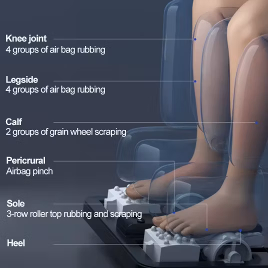 2023 High Quality Durable Using PU Leather Recliner Home Full Body Zero Gravity Massage Chair 4D